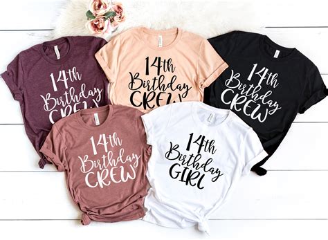 14th birthday shirt ideas|14th Birthday Party T